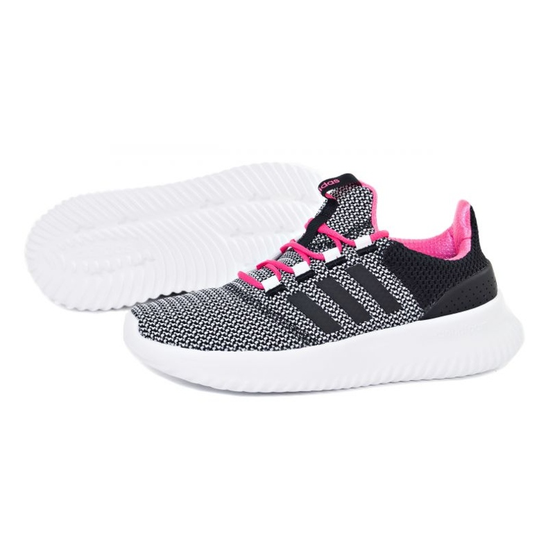 Sapatos Adidas Cloudfoam Ultimate W DB0837 preto rosa 1 Sapatos Adidas Cloudfoam Ultimate W DB0837 preto rosa 1