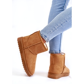 FR1 Botas de neve quentes femininas marrom claro Virgina castanho 2