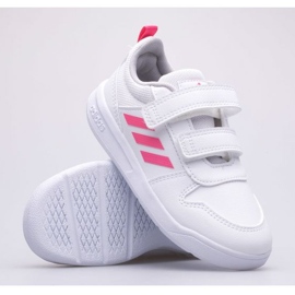 Tênis Adidas Tensaur I Jr S24059 branco rosa 1