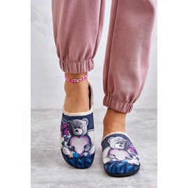 BEFADO S.A. Chinelos Befado Ursinho Com Coração 155D210 Azul Marinho 1