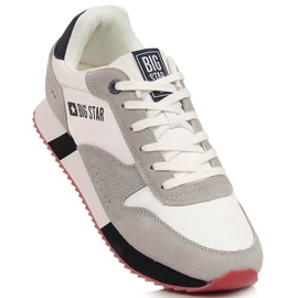 Sapatos esportivos masculinos White Big Star LL174160 bege branco 1