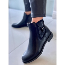 BM Boone Black Botas Chelsea de mulher preto 2