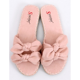 Chinelos rosa feminino rosa LL-119 rosa 1