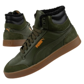 Sapatos de inverno Puma Shuffle Mid 387609 02 verde 1
