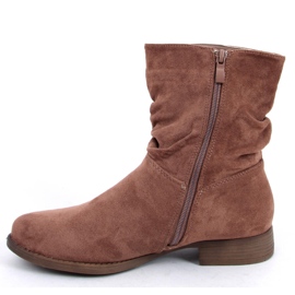 BM Botas rasas de camurça Wever Khaki marrom cáqui 1