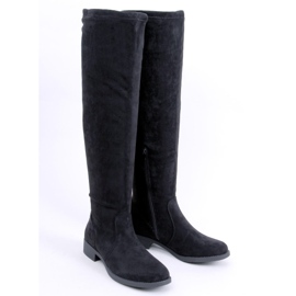 BM Meia-calça lisa preta York preto 2