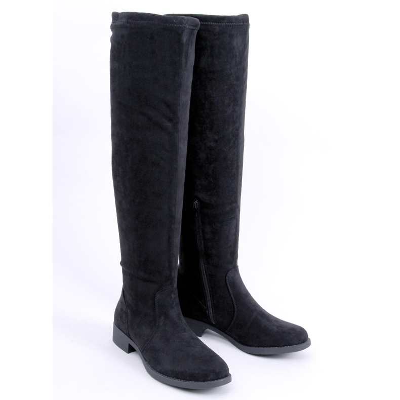 BM Meia-calça lisa preta York preto 2