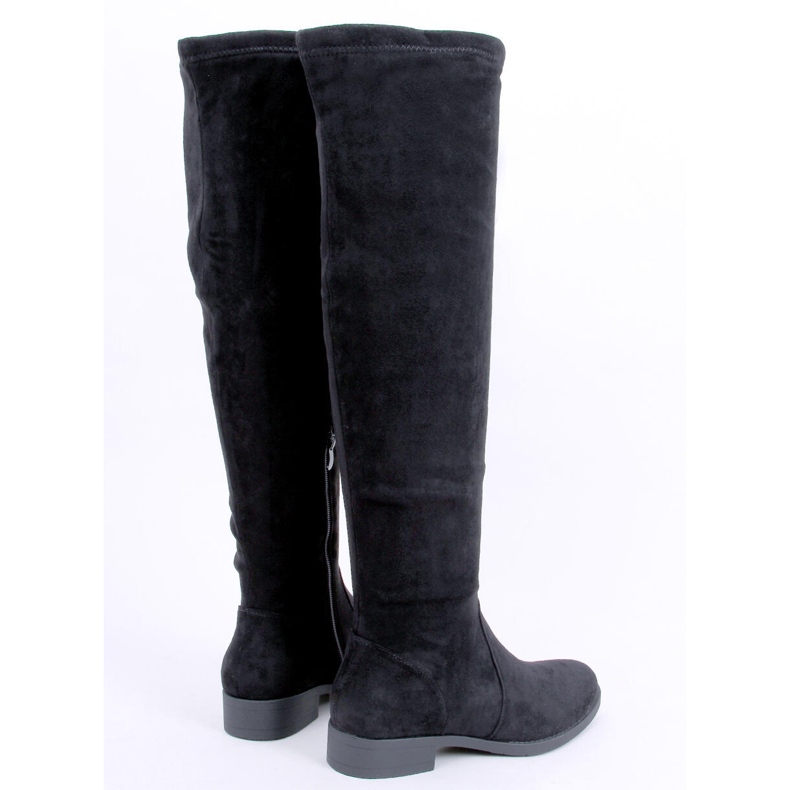 BM Meia-calça lisa preta York preto 1