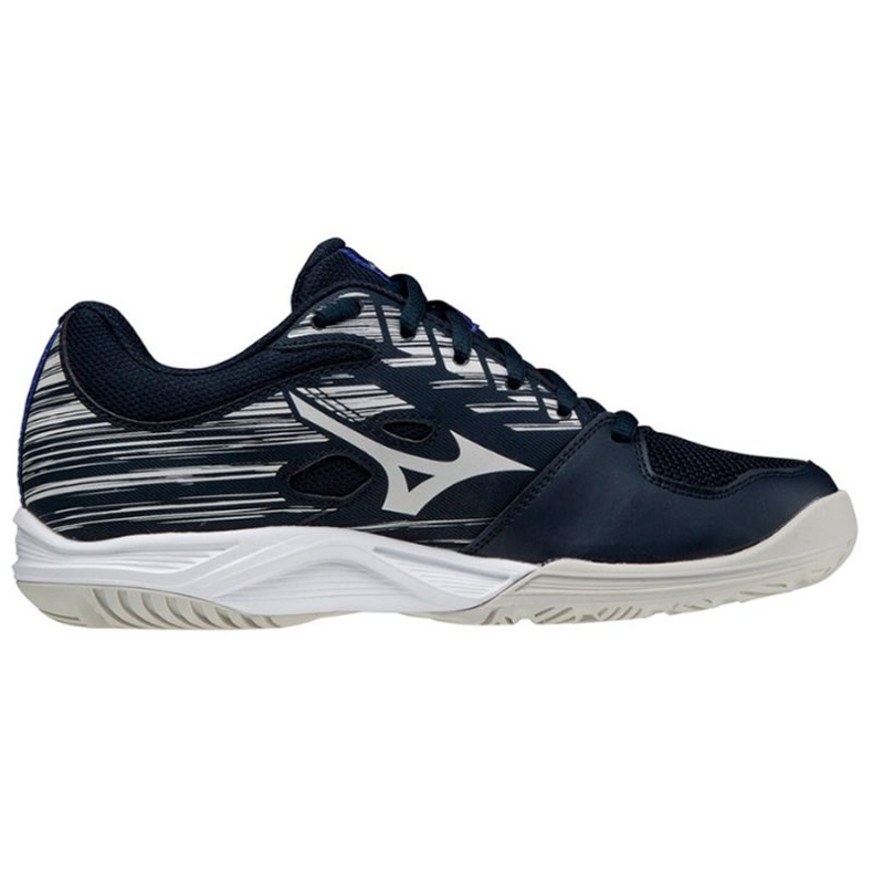 Tênis de handebol Mizuno Stealth Star Jr X1GC210702 azul 1