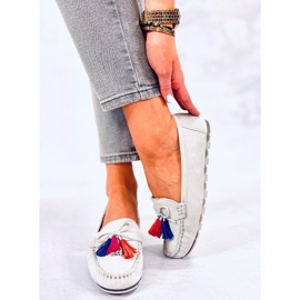 BM Mocassim cinza com franjas Tamla 1 BM Mocassim cinza com franjas Tamla 1