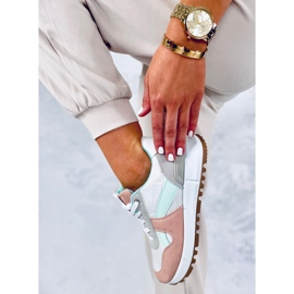 BM Tênis feminino colorido Binnie Pink multicolorido 1