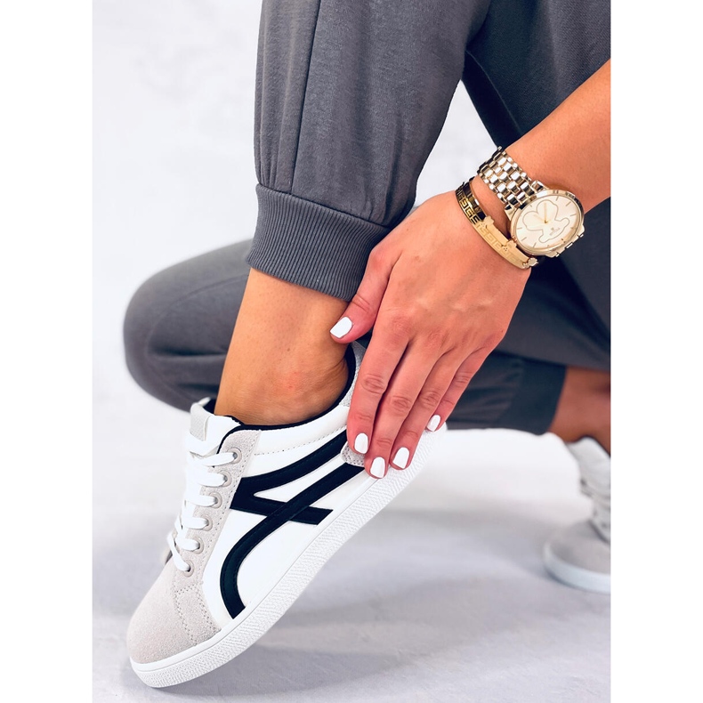 BM Ténis Wilson White de mulher cinza 2