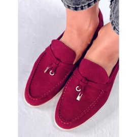 BM Mocassins de mulher Eunice Wine vermelho 1