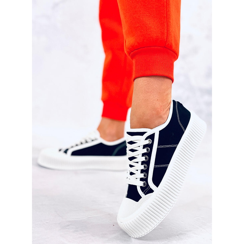 BM Tênis feminino na plataforma Dors Black preto 1