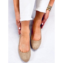 BM Sapatilhas de balé Lumley Khaki Wedge bege 1 BM Sapatilhas de balé Lumley Khaki Wedge bege 1