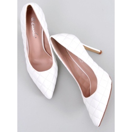 BM Salto alto feminino acolchoado Millie White branco 1