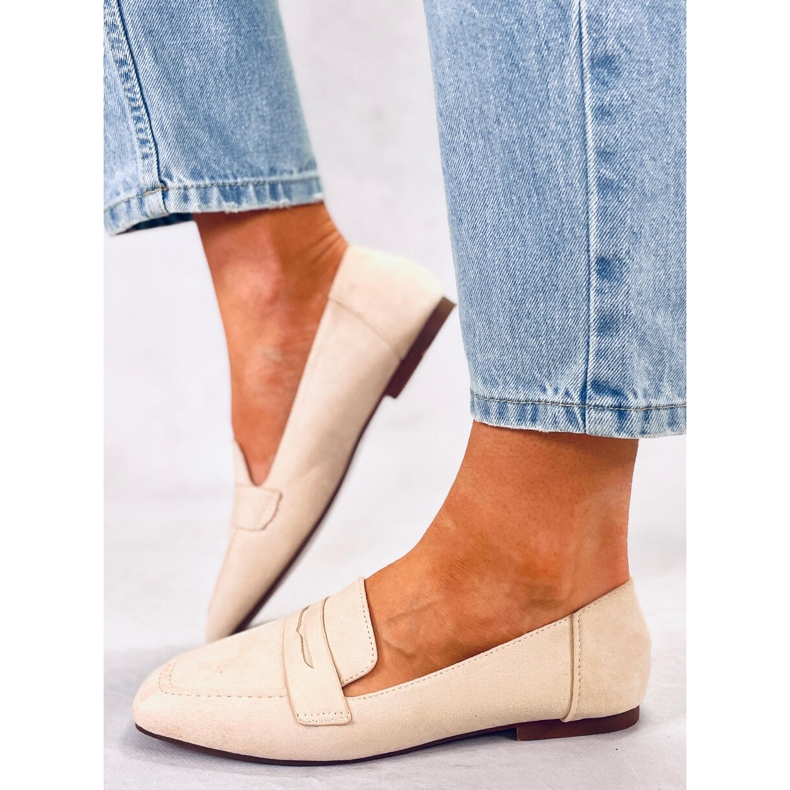 Mocassim clássico de camurça Class Beige bege 1 Mocassim clássico de camurça Class Beige bege 1
