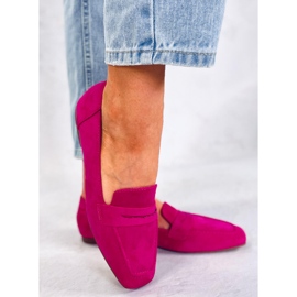 BM Mocassim clássico de camurça Class Fuchsia rosa 1