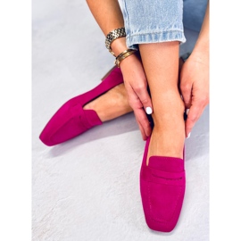 BM Mocassim clássico de camurça Class Fuchsia rosa 2