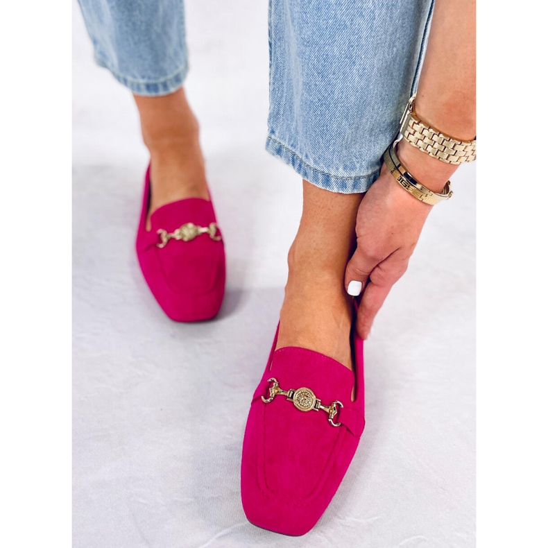 BM Mocassins de mulher Rhona Fushia com fivelas rosa 2