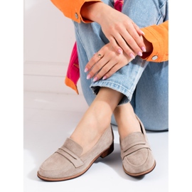 BM Mocassins de mulher Shelovet elegante bege 2