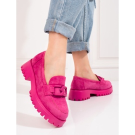 Goodin Sapatos plataforma fúcsia de mulher Shelovet rosa 1