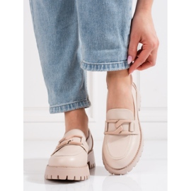 Goodin Sapatos plataforma Shelovet bege de mulher 1