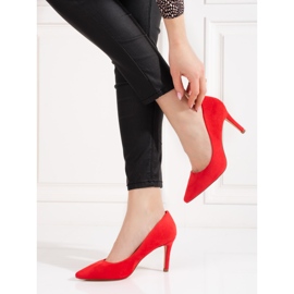 Salto alto vermelho de mulher Shelovet 1