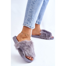 PM1 Chinelos de borracha Allyson cinza com pele 2 PM1 Chinelos de borracha Allyson cinza com pele 2