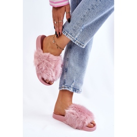 PM1 Chinelos de pele de borracha Allyson roxo claro tolet rosa 2
