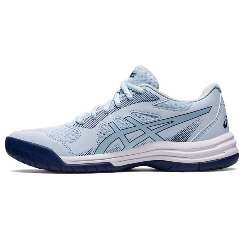 Tênis de vôlei Asics Upcourt 5 W 1072A088 401 azul azul 1