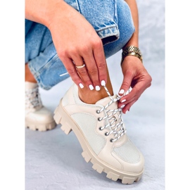 BM Mocassins de sola alta Asger Beige bege 1