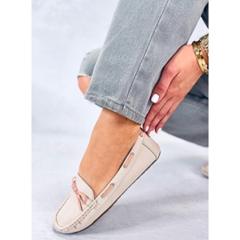 Mocassins clássicos de mulher Kamila Beige bege 2