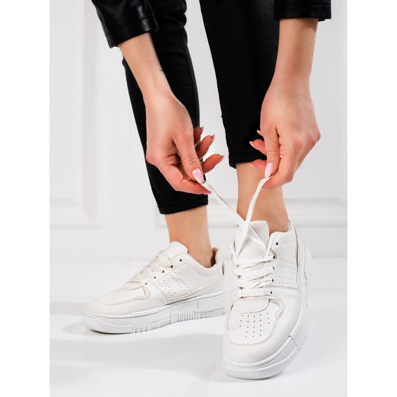 SHELOVET Calçados esportivos femininos branco 1