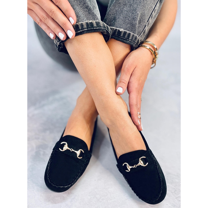 BM Mocassins femininos Hesso Black preto 1