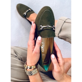 Mocassins femininos Juss Green verde 2