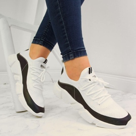 Tênis esportivo feminino branco petróleo Big Star FF274A052 1