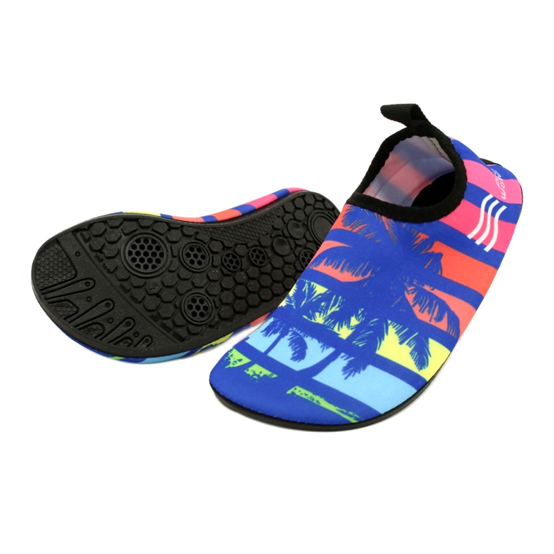 Sapatos aquáticos de neoprone azul ProWater 3