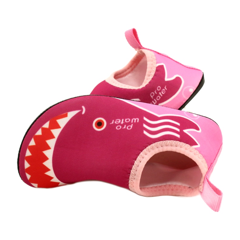 Sapatos aquáticos de neoprene ProWater, rosa 4