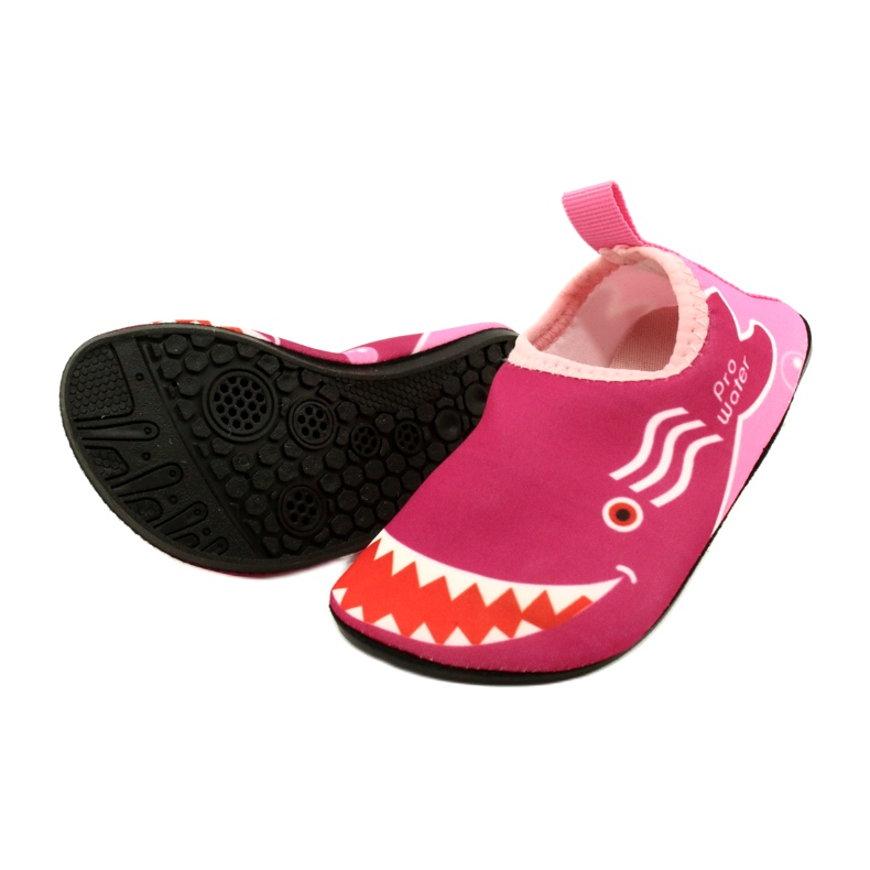 Sapatos aquáticos de neoprene ProWater, rosa 3