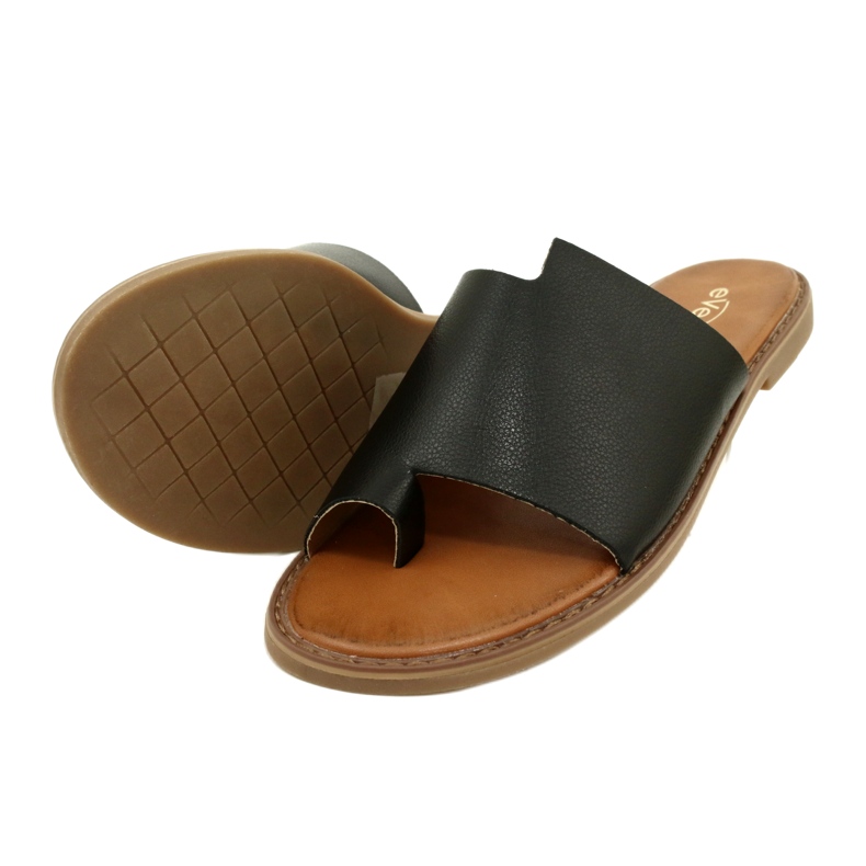 Black Flip-Flops Flip-Flops Evento 22SD35-4586 preto 3