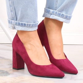 Sapatos de ponta de camurça Sergio Leone PB216 para mulher rosa 3