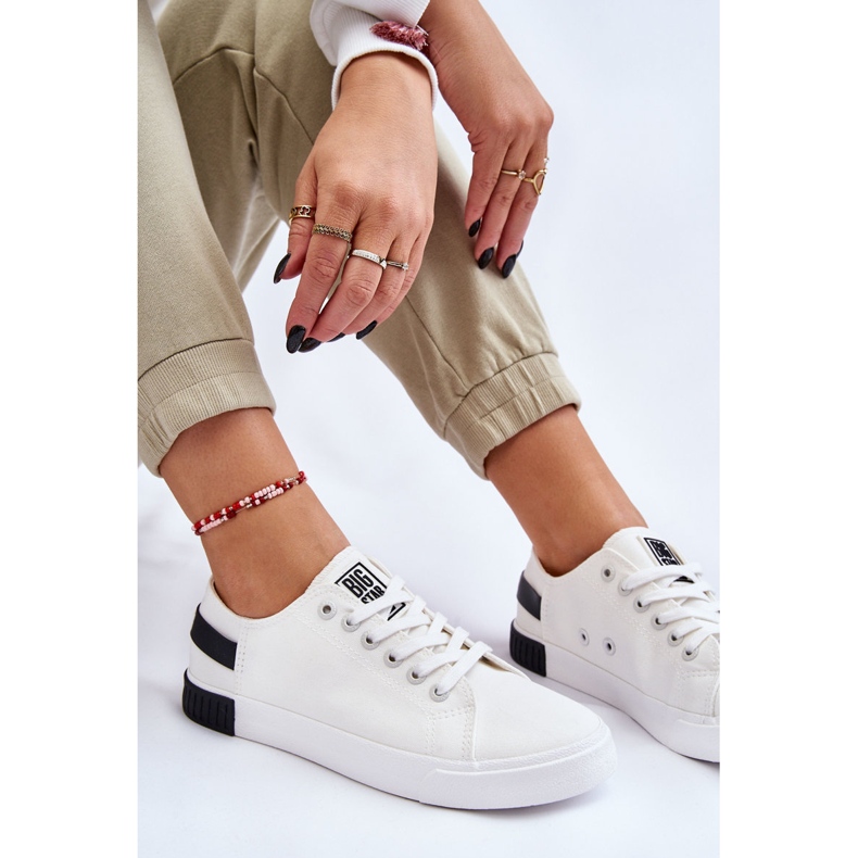 Tênis feminino baixo Big Star LL274039 branco 1