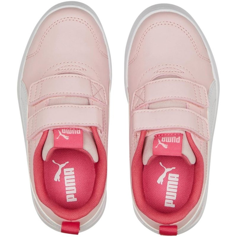 Tênis Puma Courtflex v2 V Ps 371543 25 rosa 1