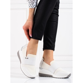 W. Potocki Tênis de cunha branco Potocki de mulher 1