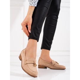 W. Potocki Camurça bege Lords Potocki feminina 2