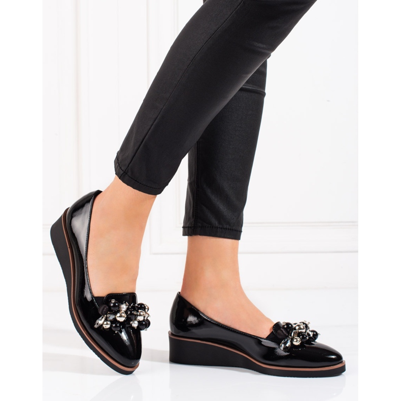 W. Potocki Sapatos de salto alto Potocki pretos femininos 2