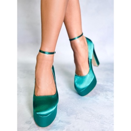 PA1 Bombas de plataforma Loren Green verde 1