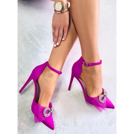 Seastar Triana Roxo Tule Laço Stilettos tolet 1 Seastar Triana Roxo Tule Laço Stilettos tolet 1