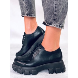 PA1 Mocassim plataforma Piano Black preto 1